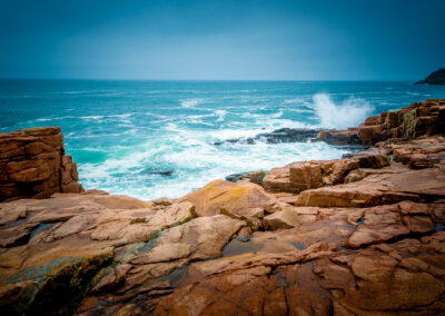 Mount Desert Island ME Acadia National Park Thunder Hole Red Rocks